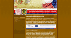 Desktop Screenshot of muzeum.habartov.cz