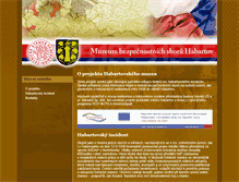 Tablet Screenshot of muzeum.habartov.cz